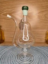 Très belle pipe vide à divers spiritueux en verre et en forme de poire occasion
