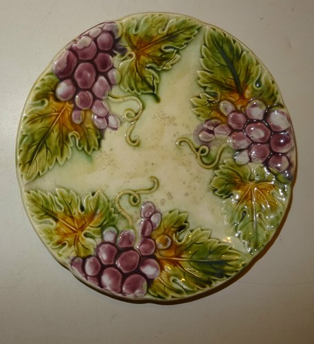 Assiette barbotine fin ème - barbotine,
