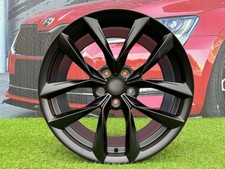 4X R18 Pouce 5X114.3 Noir Demi Mat Tesla Turbine Style Roues : Pour Modèle 3