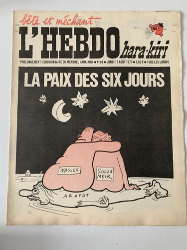 Hara kiri hebdo - kiri, du