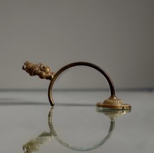 Ancienne lampe applique laiton double feu vintage Mid Century