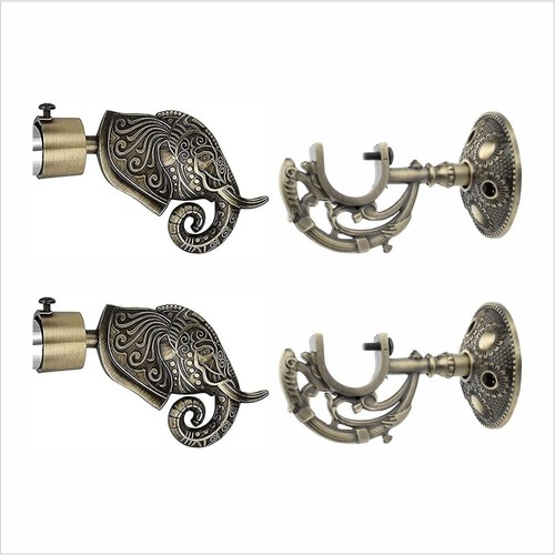 Anciens supports rideaux - anciens, de