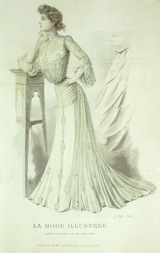 Gravure mode illustree 1902 - illustree,