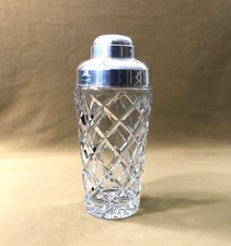 shaker à cocktail en cristal