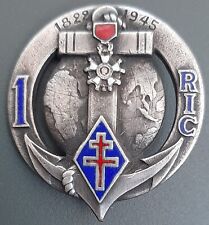 Insigne 1° RIC INDOCHINE Drago Béranger Régiment Infanterie Coloniale ORIGINAL
