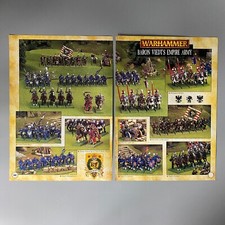 Empire De L'Armée De Baron Viedt Warhammer 5ème Édition Vintage Rétro Publicité