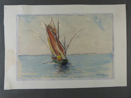 Marine bateau pêche - marine, de