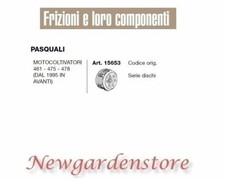 Série Disques Motoculteur 461 475 478 Pour PASQUALI 15653