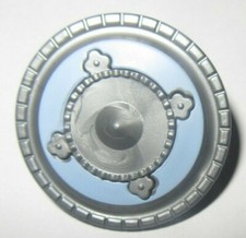   PLAYMOBIL    Bouclier gris et bleu  VIKING BARBARE HO4 NEUF  TD