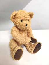 Peluche/Doudou Ours Teddy Jaune Beige Marron Vintage/Ancien 25cm Anna Club Plush