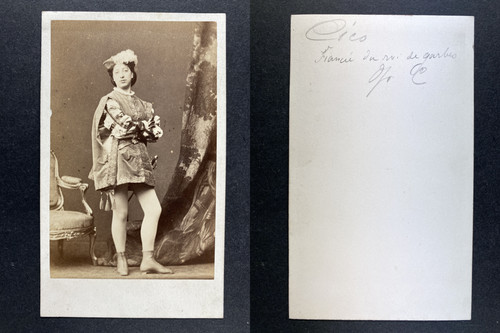 Marie cico vintage cdv albumen - vintage,