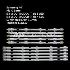KIT 10 BARRES DE BANDES LED SAMSUNG TV BN96-34791A LM41-00120 UA40JU6000