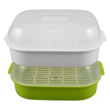  2 Pcs Cuit Vapeur Micro-ondes