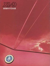 Catalogue Brochure Bertone Fiat X 1/9 1985 français english italiano deutsch
