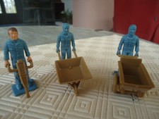 TRAIN ECH 1/32 FIGURINES PERSONNAGES CHANTIER 55MM A PEINDRE