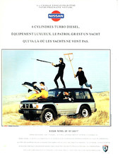 Publicité Advertising 0124 1992  Nissan  4x4 Patrol GR