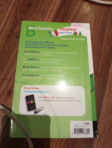 Bescherelle italien pour - bescherelle,