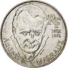 France, 100 Francs, André Malraux, 1997, Argent, TTB+, KM:1188