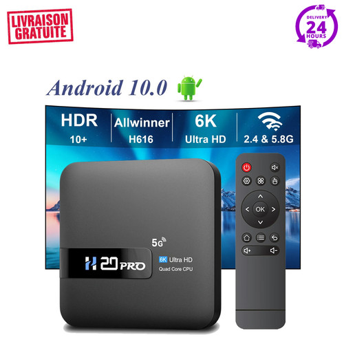 Smart box boitier h20pro - tv,