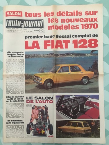 Auto journal sept 1969 - journal, du