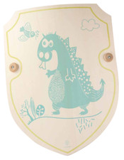 BOUCLIER EN BOIS + EPEE "