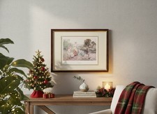 Cadre Reproduction Vintage "Waiting for the Ferry" de Henry John Yeend King"