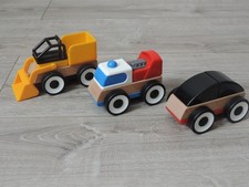 LOT VEHICULES EN BOIS X 3 (Série Lillabo)