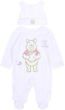 Pyjama dors-bien en velours avec bonnet Winnie l'ourson