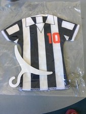 Ancien Mini Maillot Foot Juventus Turin Annee 80 Miniature Fan Neuf 