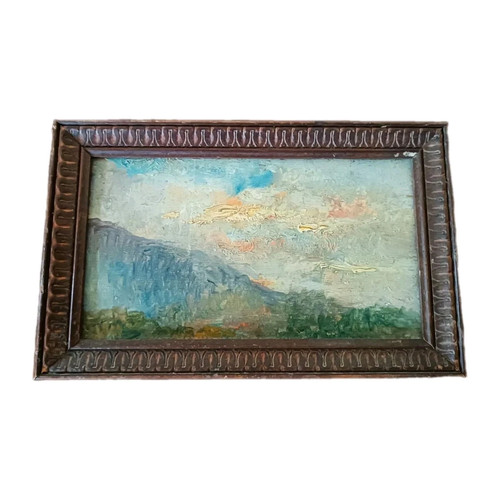 Ancienne peinture huile - ancienne,