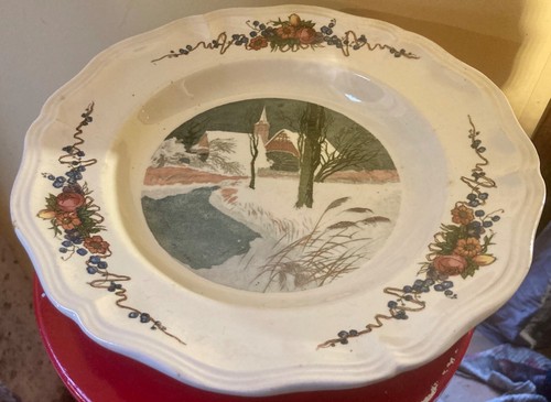 Assiette creuse sarreguemines - assiette,
