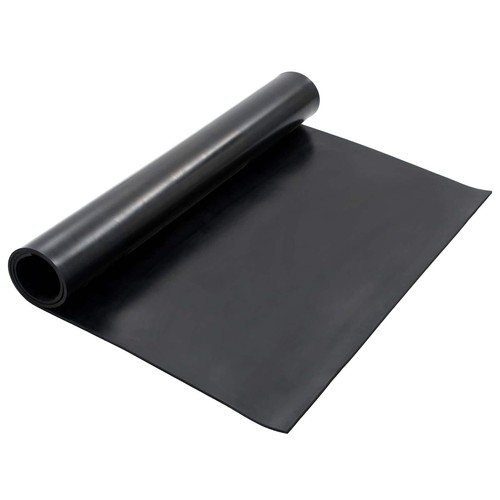 Tapis sol noir caoutchouc - de,