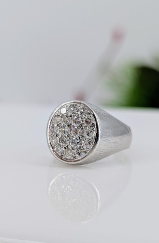 Bague chevalière blanc - en,