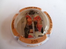 capsule OUDARD F., 2/25 cercle saumon, N°2, rare, à saisir