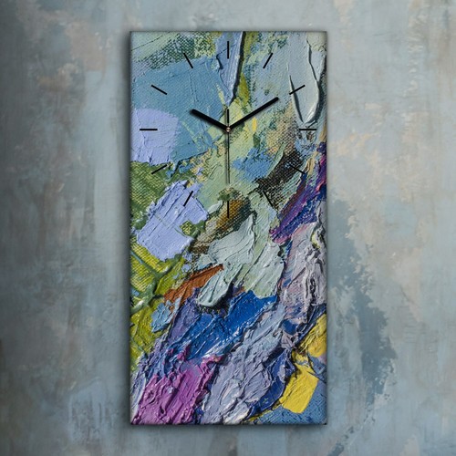 Horloge décorative sur toile