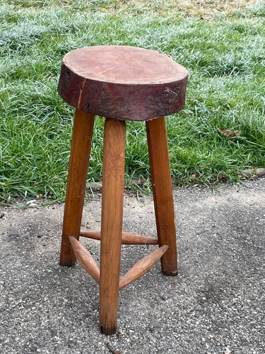 Ancien tabouret haut bar - haut,