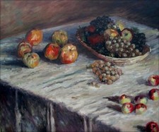 nature morte huile sur toile /