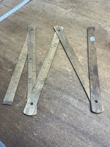Mètre bois outil ancien - bois,