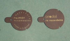 2 x plaque pour moulinet Ru