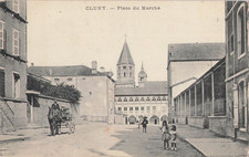 71 CLUNY PLACE MARCHE - CHARRETTE CHEVAL - 82407