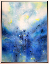 Gouache abstraite b - de, h.b