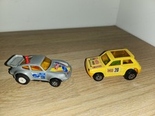 PORSCHE 911 GRISE MAJORETTE + RENAULT MOTOR MADE IN FRANCE (moteur hors service)