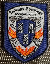 ECUSSON PATCH SAPEURS POMPIERS