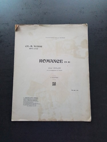 Partition ancienne m - partition,