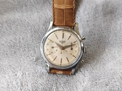 Heuer vintage chronographe big - vintage,