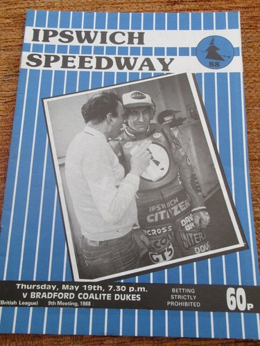 Programme speedway ipswich - programme, v