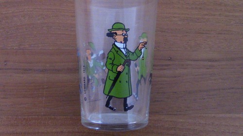 Tintin herge verre 1974 - tintin,