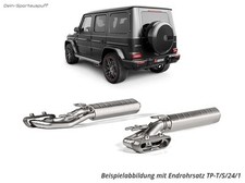 Akrapovic Evoline Titan Sport à Partir De Opf Mercedes Classe G G63 AMG W463A