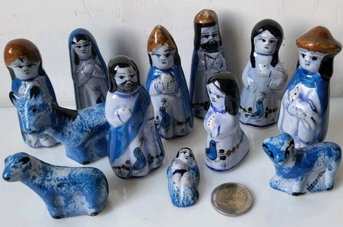 Ancien crèche noël mexicaine - ancien,