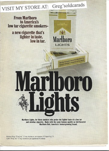 Original 1972 marlboro lights - original,